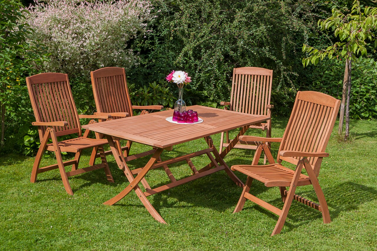 Merxx Maracaibo Set 5tlg Klapptisch 