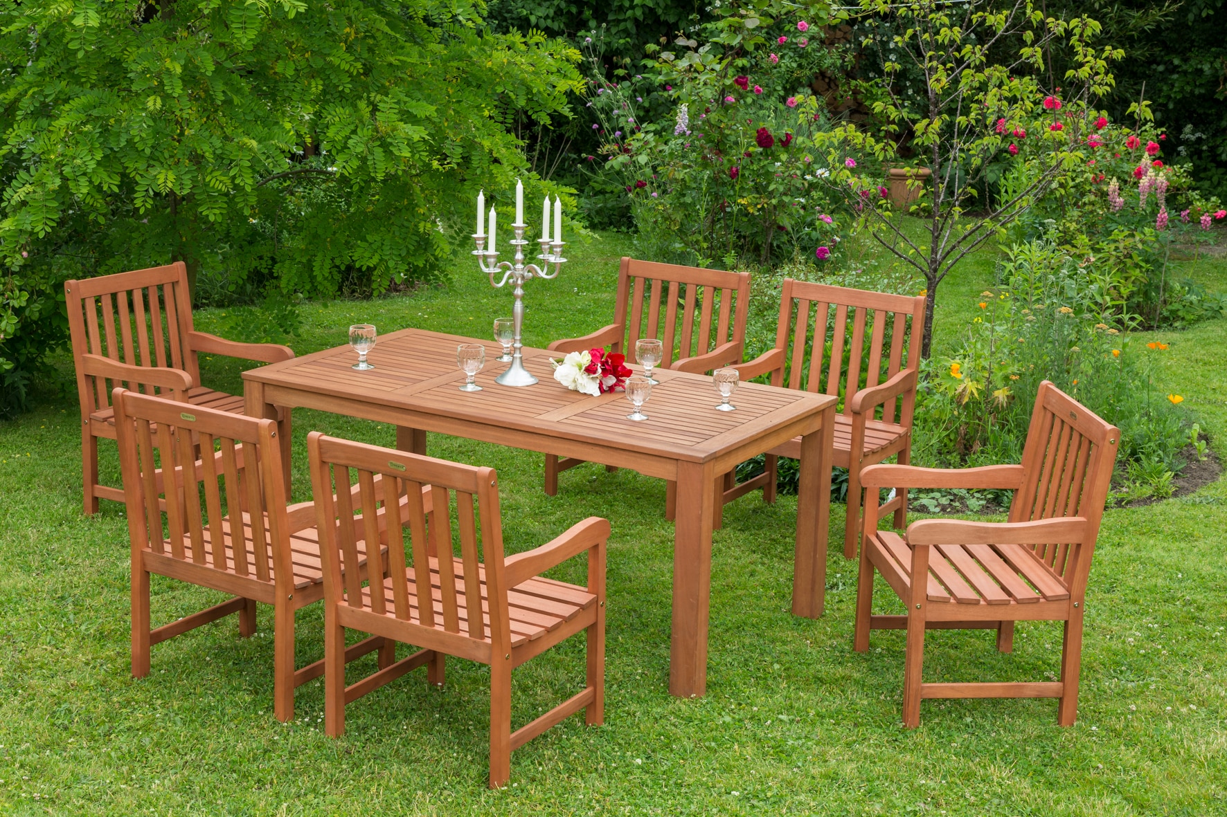 Merxx Santos Set 7tlg. Tisch 170x90 cm 