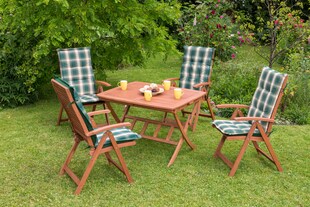 Merxx Cordoba Set 9tlg. Klappausziehtisch 