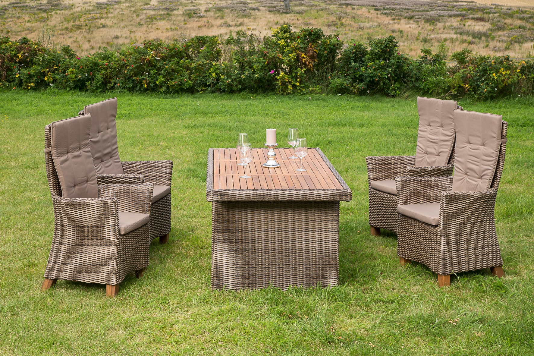 Merxx Toskana Set 9tlg. Tisch 185x90 cm 