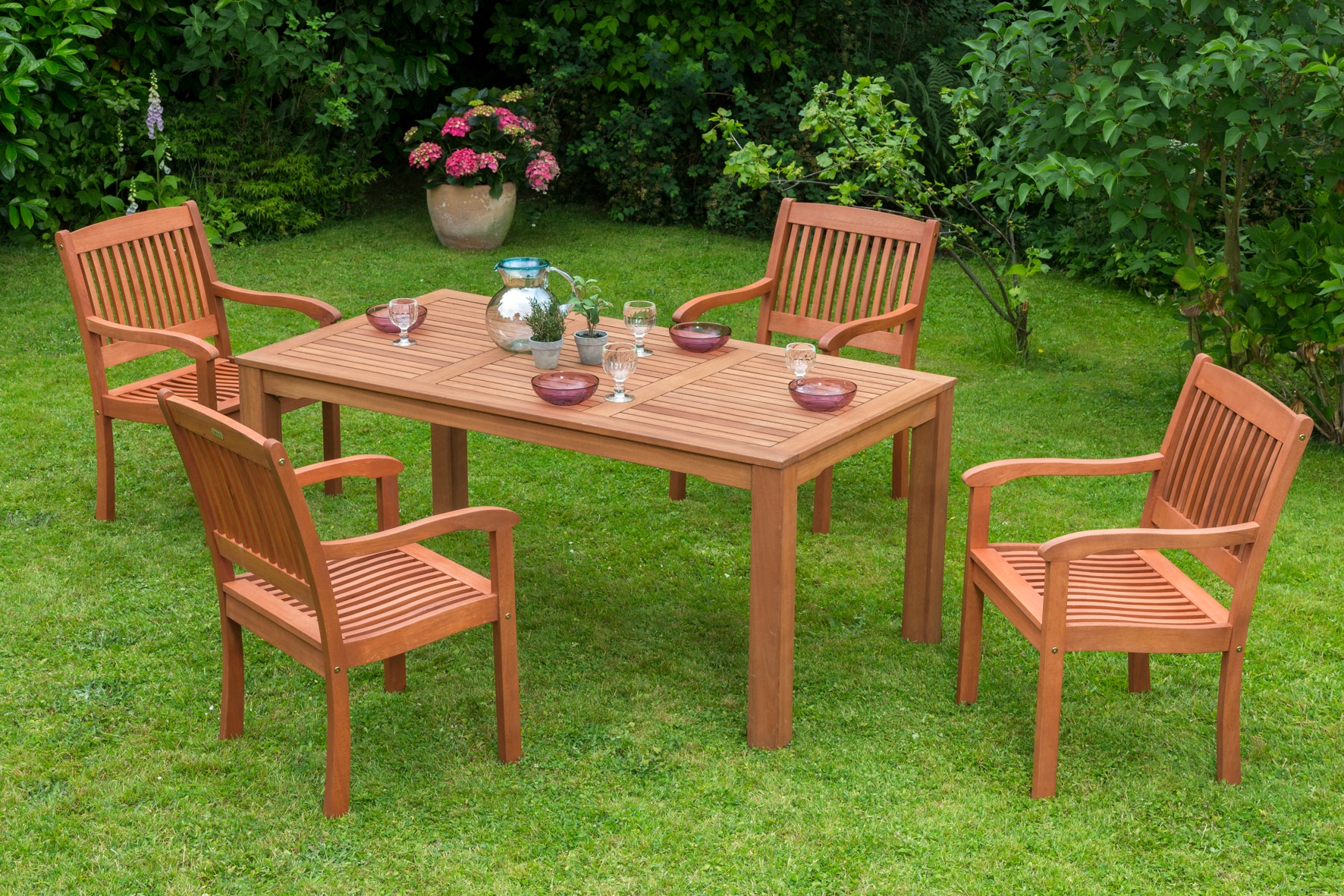 Merxx Maracaibo Set 5tlg. Tisch 170x90 cm 