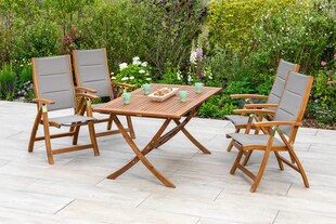 Merxx Acapulco Set 5tlg. Klapptisch 