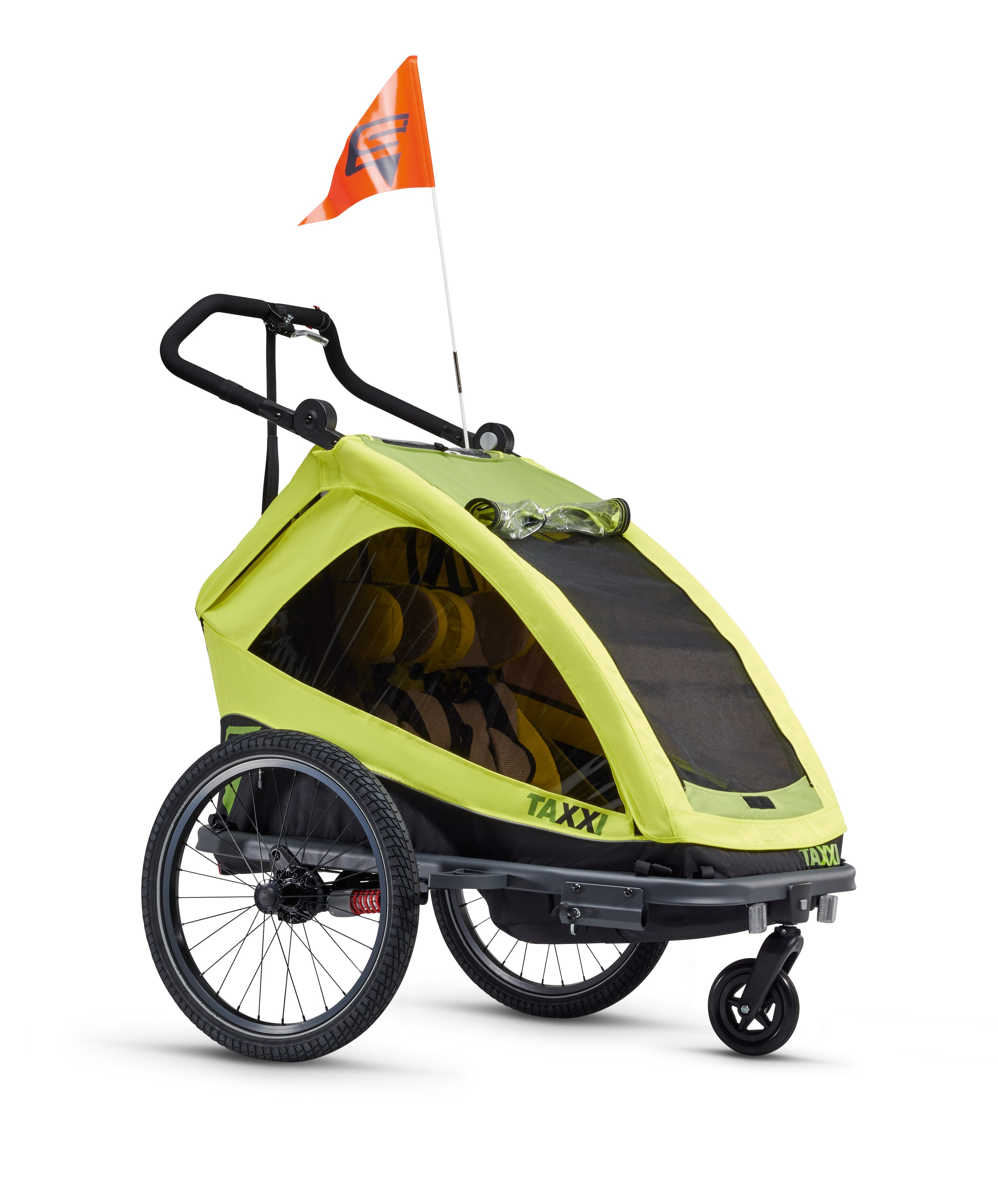 taXXi Kinderfahrradanh&auml;nger Elite two - Lime 