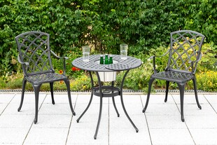 Merxx Rhodos Set 3tlg. Tisch rund ø70cm 