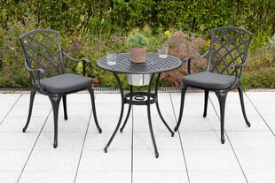 Merxx Rhodos Set 5tlg. Tisch rund ø70cm 