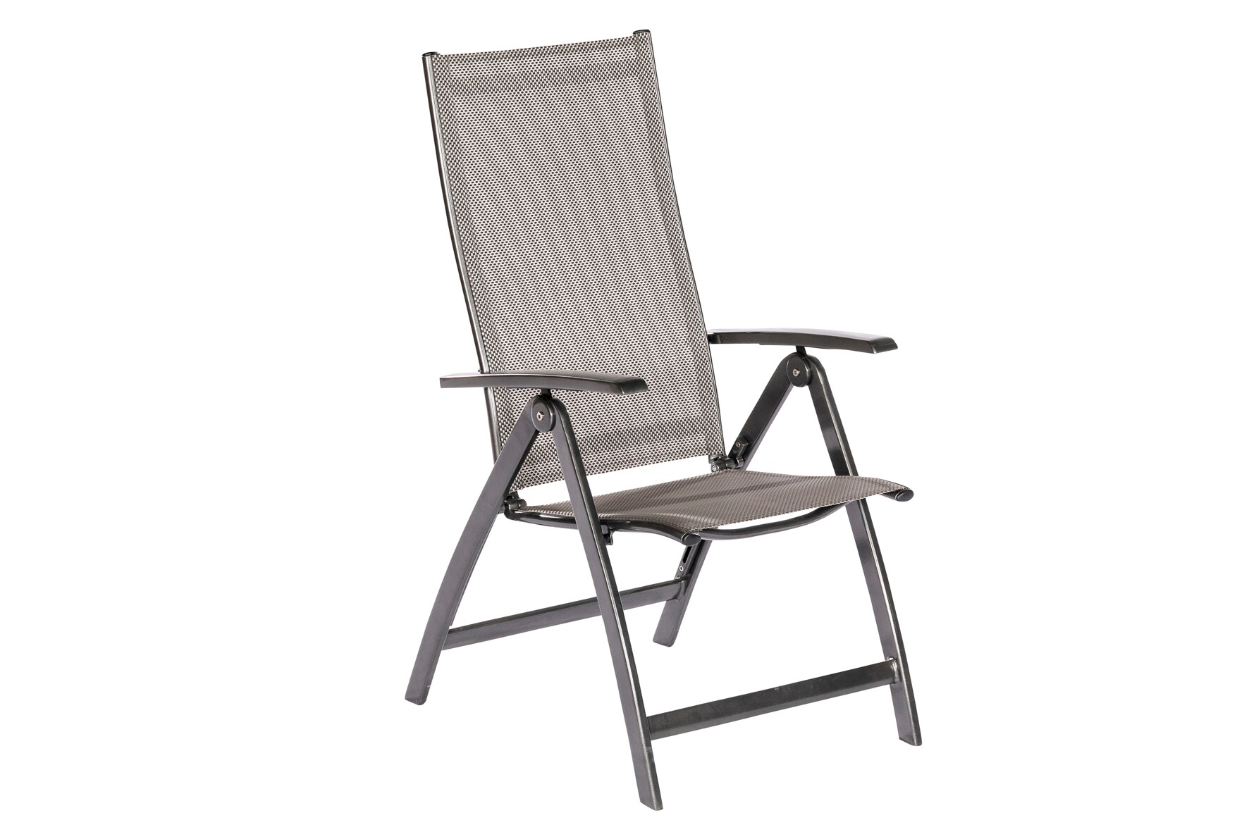 Merxx Vicenza Klappsessel 2er Set graphit/diamantbraun 