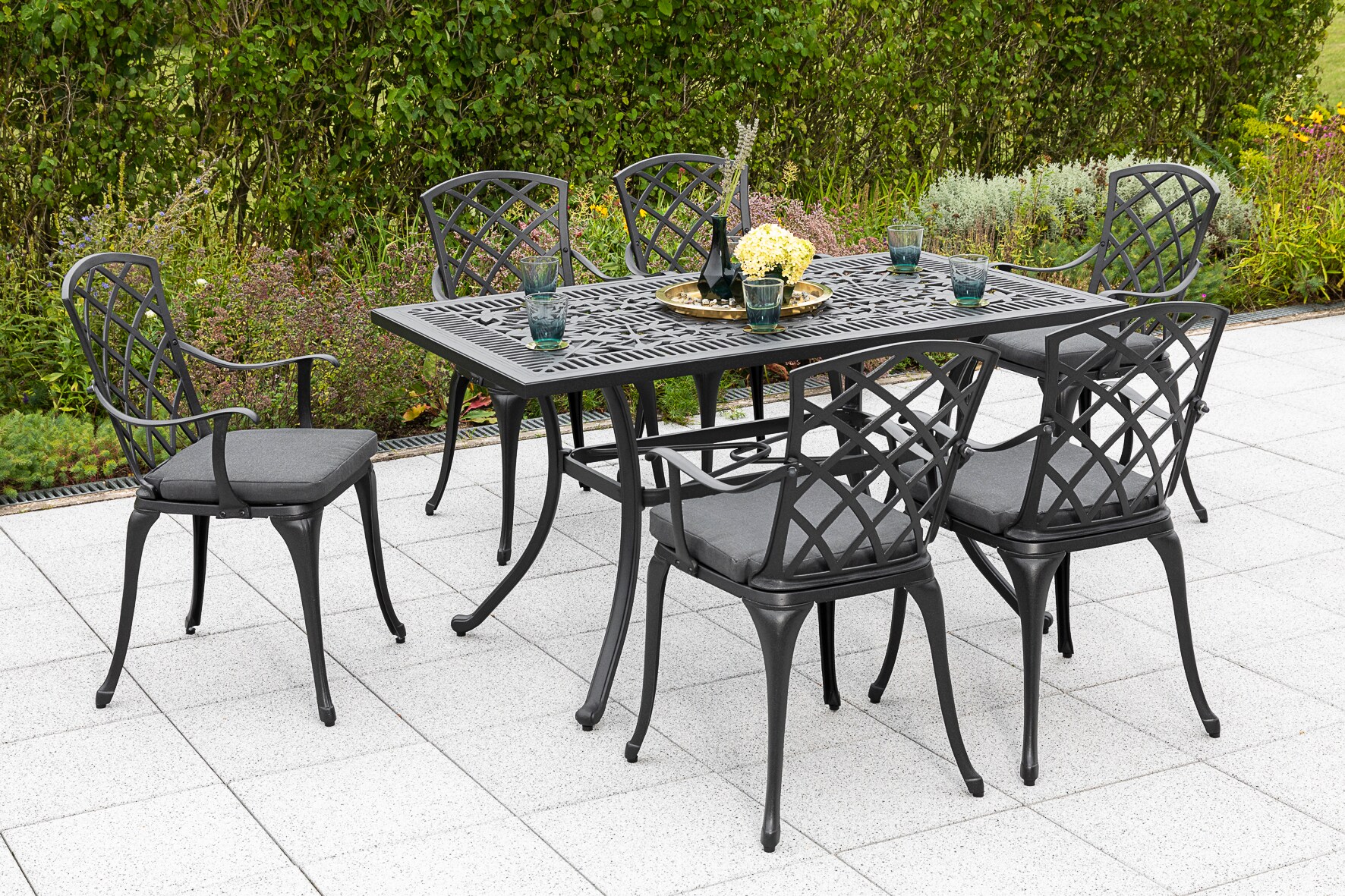 Merxx Rhodos Set 13tlg. Tisch 140x80 cm 