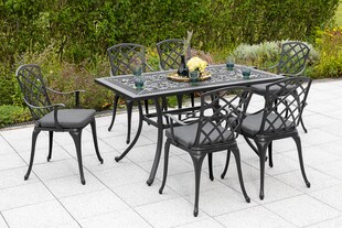 Merxx Rhodos Set 13tlg. Tisch 140x80 cm 