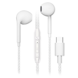 Fontastic In-Ear Stereo Headset mit  Type- C  Anschluss Weiß 