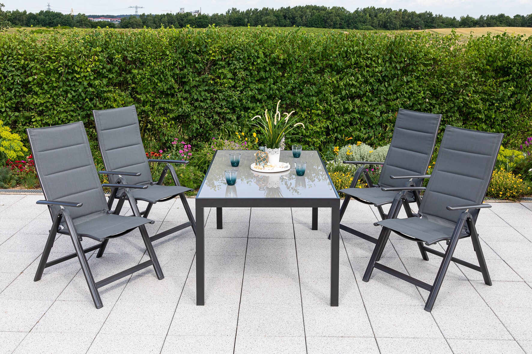 Merxx Taviano Set 5tlg. Tisch 150x90 cm 