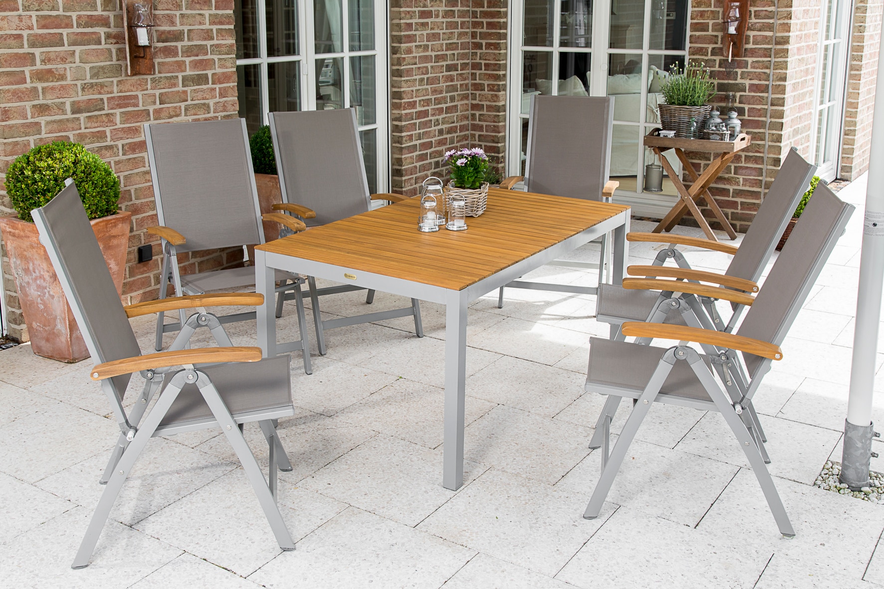 Merxx Naxos Set 7tlg. Tisch 150x90 cm 