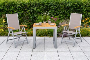 Merxx Naxos Set 3tlg. Balkonsausziehtisch 