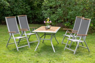 Merxx Siena Set 5tlg. Tisch 140x80 cm 