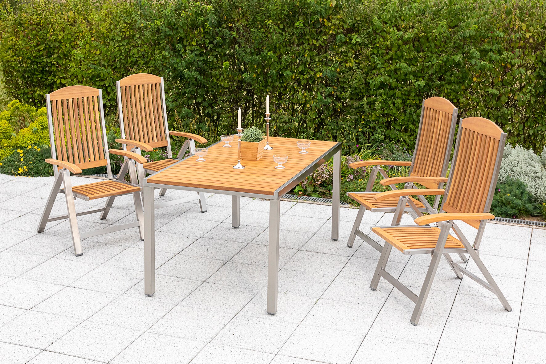 Merxx Keros Set 5tlg. Tisch 150x90 cm 