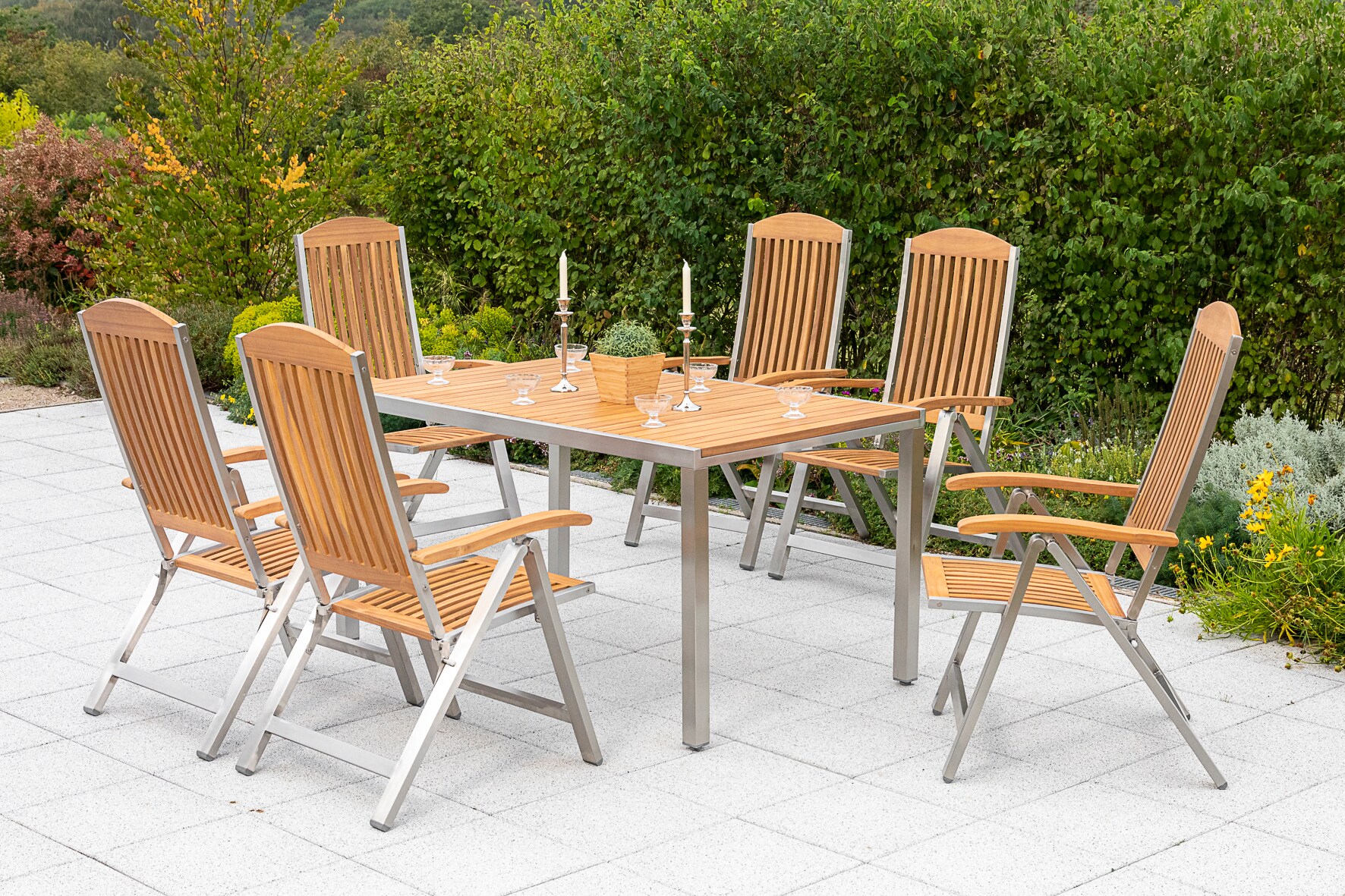 Merxx Keros Set 7tlg. Tisch 150x90 cm 