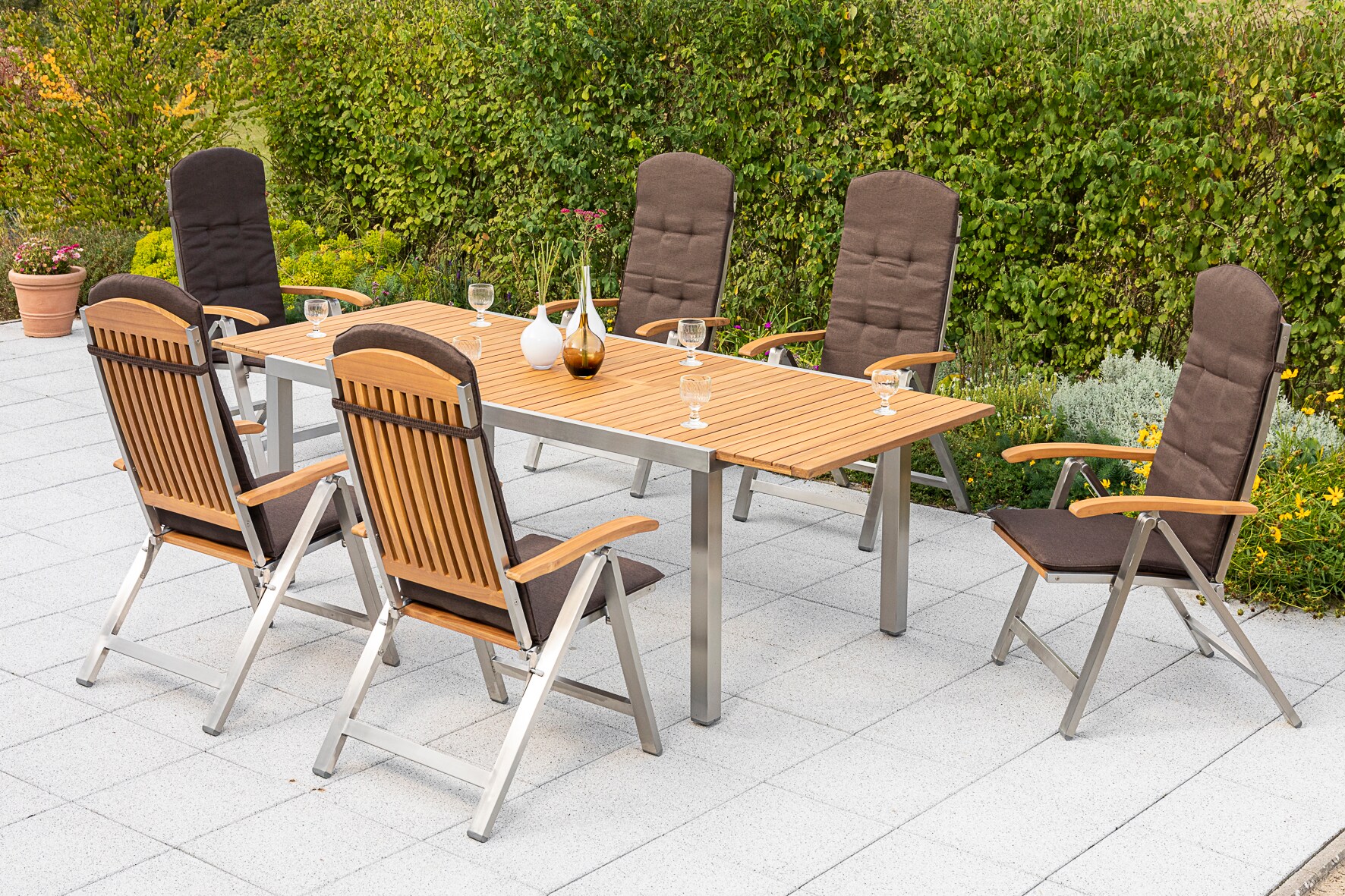 Merxx Keros Set 13tlg. Ausziehtisch 