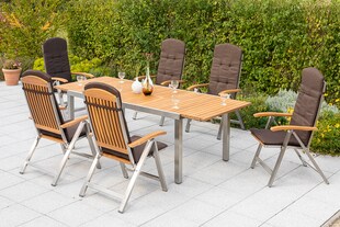 Merxx Keros Set 13tlg. Ausziehtisch 