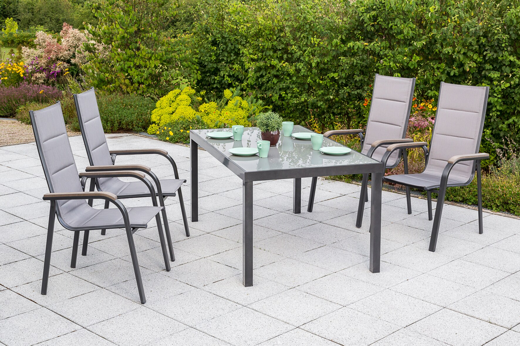 Merxx Trivero Set 5tlg. Tisch 150x90 cm 