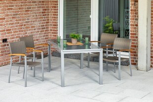 Merxx Silano Set 5tlg. Ausziehtisch 