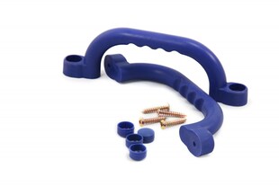Karibu Handgriff 2er Set blau für Kinderspielgeräte 