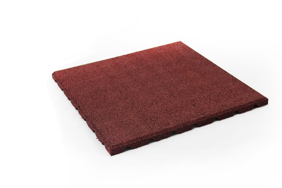 Karibu Fallschutzmatte rot f&uuml;r Kinderspielger&auml;te 