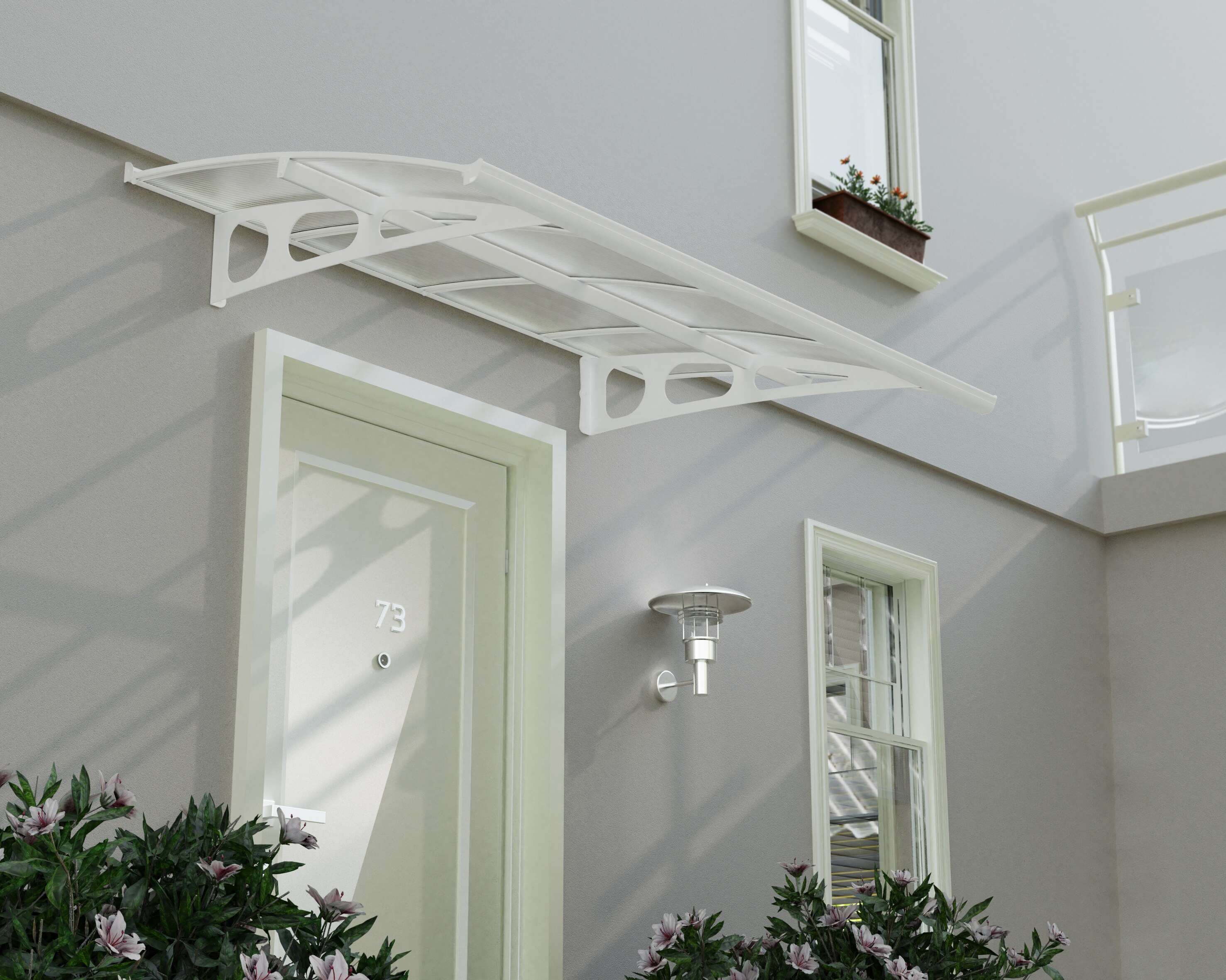 Canopia Bordeaux 2.2 X 1.4 Vordach, wei&szlig; 