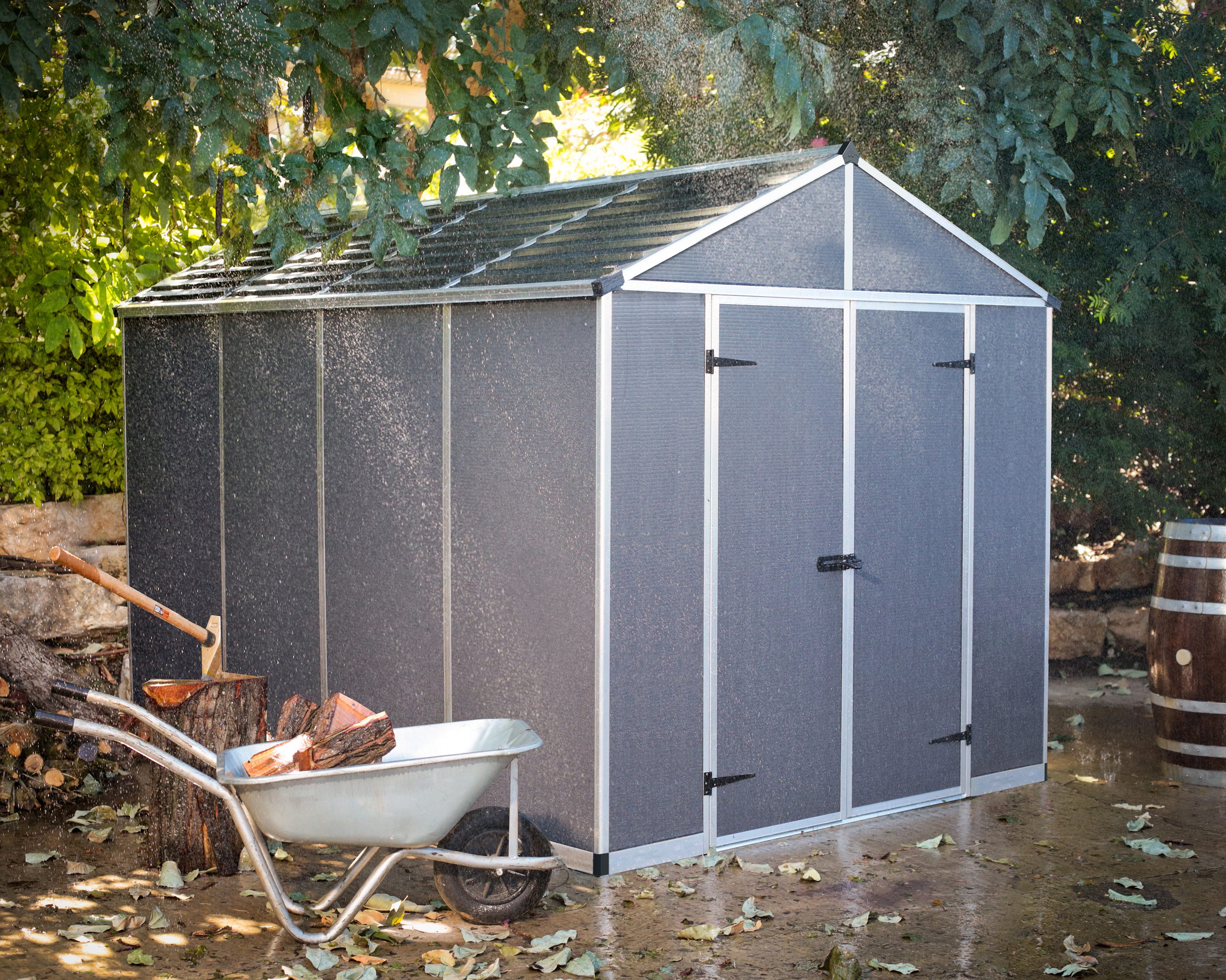 Canopia Rubicon Ger&auml;tehaus, anthrazit 302x237x235 cm 