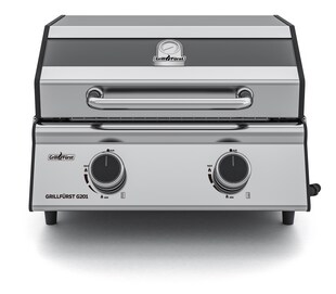 Grillfürst G201E 2-Brenner Gasgrill portabel v2 - Campinggrill / Balkongrill 50mbar 