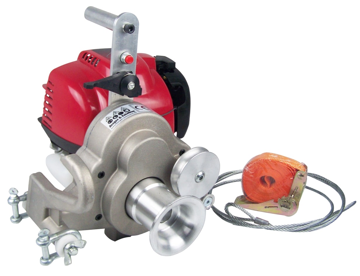 Berger u. Schr&ouml;ter Spillwinde mit Honda-Motor 