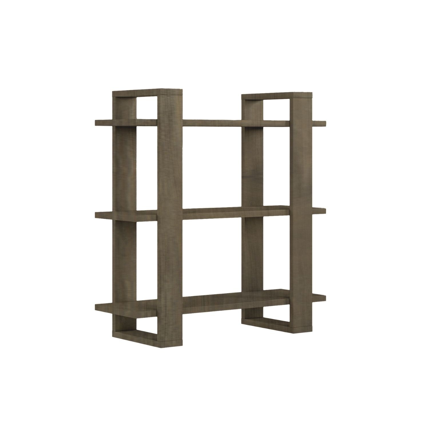 Mein-Regal Wandregal DUOMO 70x27x72cm MDF Holz bis zu 3 F&auml;cher dunkelbraun 