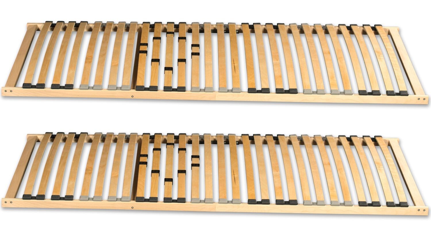 Coemo Partnerset 2x Lattenrost BASIC 80x200cm starr