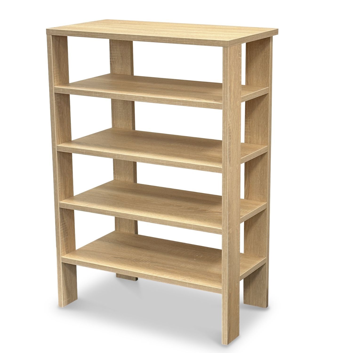 Coemo Schuhregal Charlie 60x32x87cm Natur 5 Ablagen 