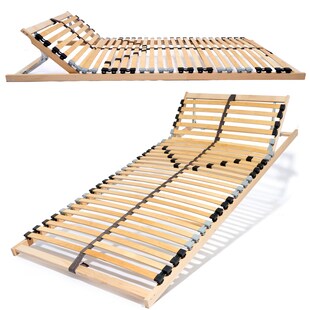 Coemo 7-Zonen Lattenrost ERGO K 100x210 verstellbar Kopfteil Härtegrad verstellbar 30 Leisten 