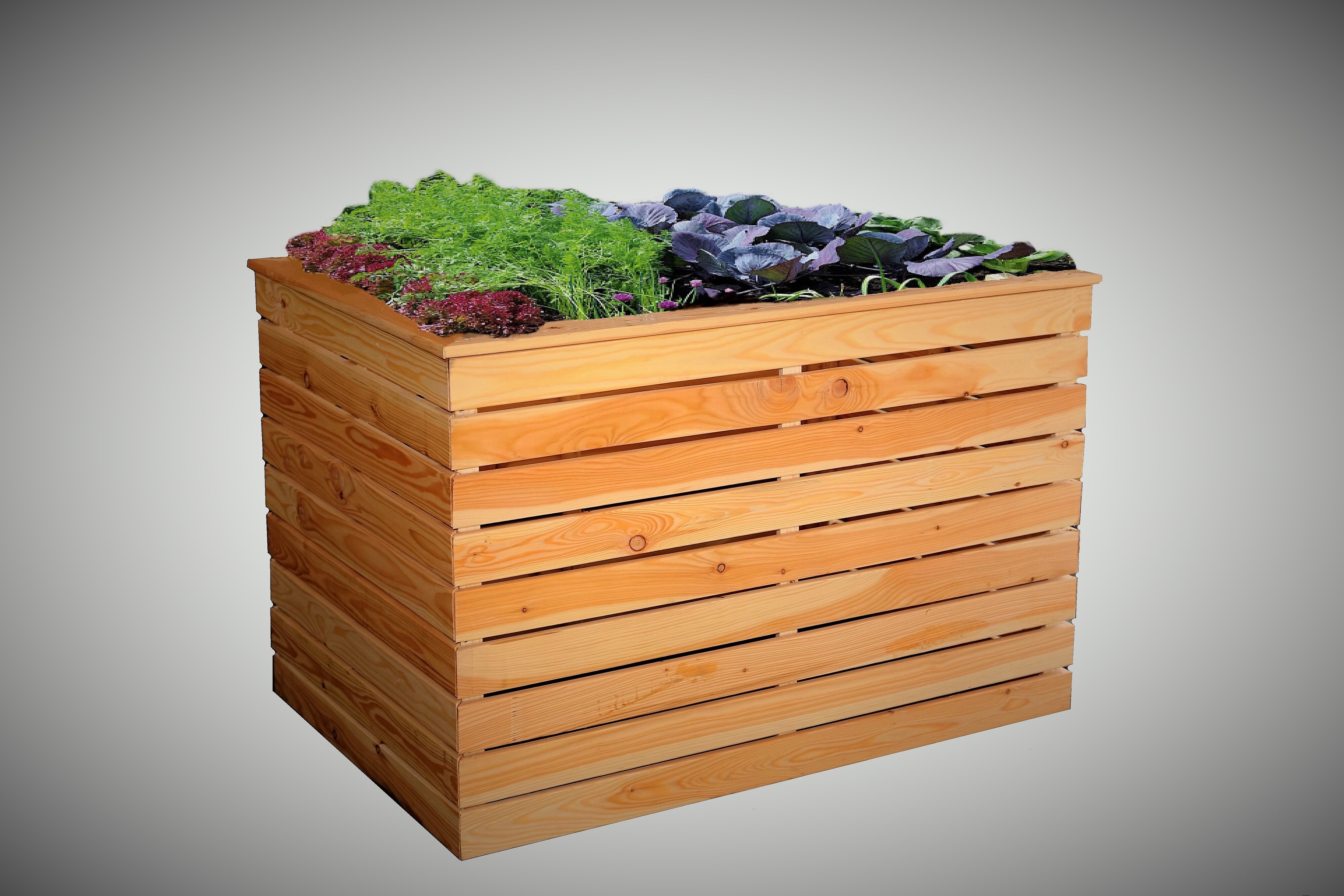 Apila Hochbeet 11 IRENA 100x70x72 cm L&auml;rchenholz Bausatz vormontiert 