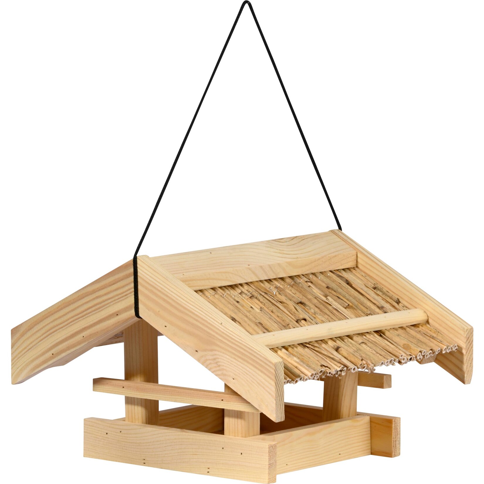 dobar Vogelfutterhaus mit Schilfdach