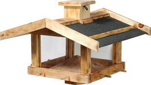 dobar Vogelfutterhaus für Ständermontage 