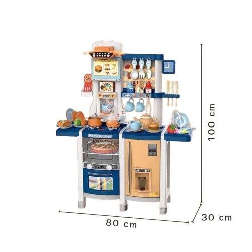 Coemo Kinderk&uuml;che Susi Spielk&uuml;che BLAU mit extra viel Zubeh&ouml;r 