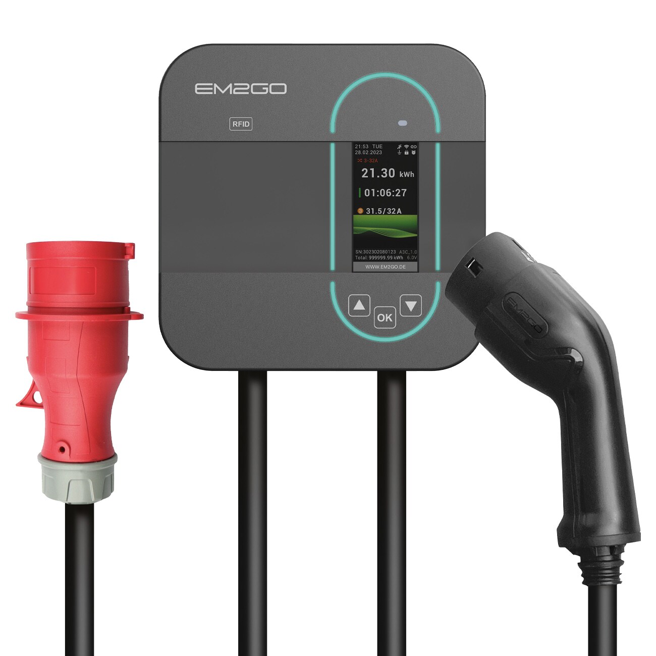 EM2GO "Home" AC Wallbox 11kW 