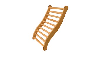 Karibu ergonomische Rückenlehne Classic Saunakissen Saunalehne 