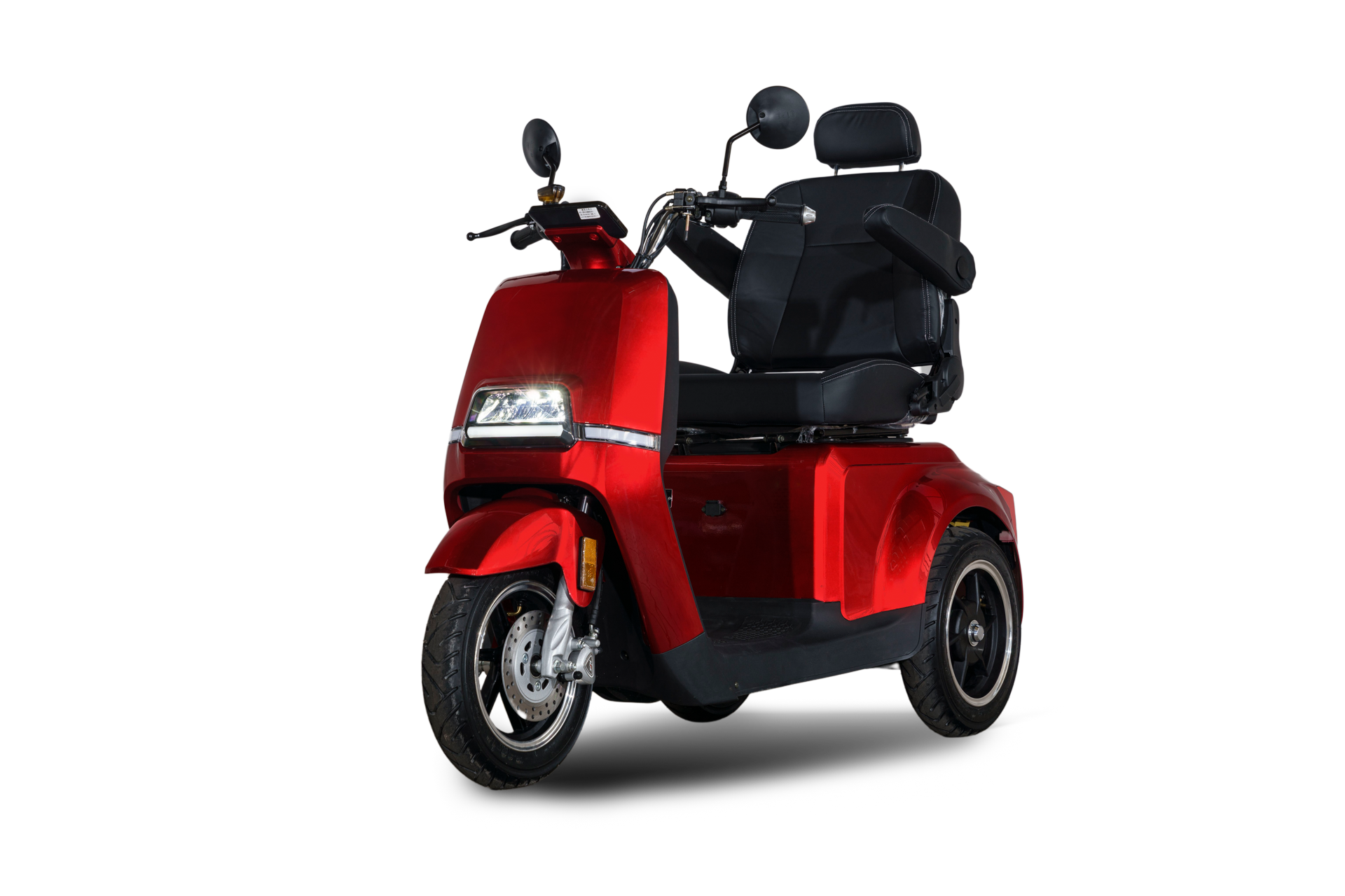 Stormborn R5 Elektro-Dreiradroller 25 km/h - rot - mit Dach 