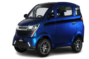 Stormborn E8 Elektro-Kabinenfahrzeug – 4-Rad E-Mobil mit 25 km/h, 80 km Reichweite & Top-Ausstattung für 2 Personen 