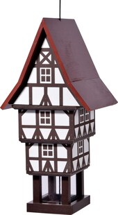 dobar Vogelfutterhaus zum Aufhängen Vogelhaus Futterstation 