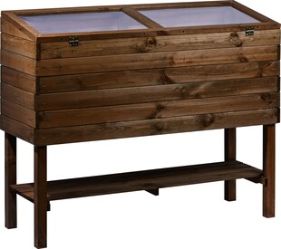 dobar Frühbeet Aufsatz für Hochbeet 