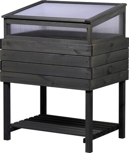 dobar Hochbeet Kubus 2.0 Anthrazit 