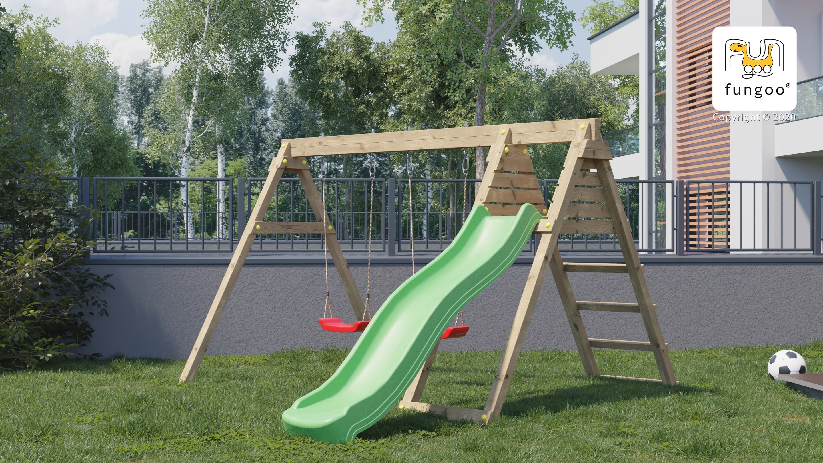 FUNGOO Spielturm Baxy 