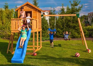 FUNGOO Spielturm Klettergerüst My_HOUSE in versch. Ausführungen 