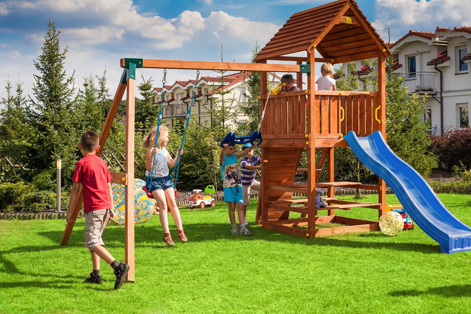 FUNGOO Spielturm FUNGOO JOY Move+ Step On Free Time