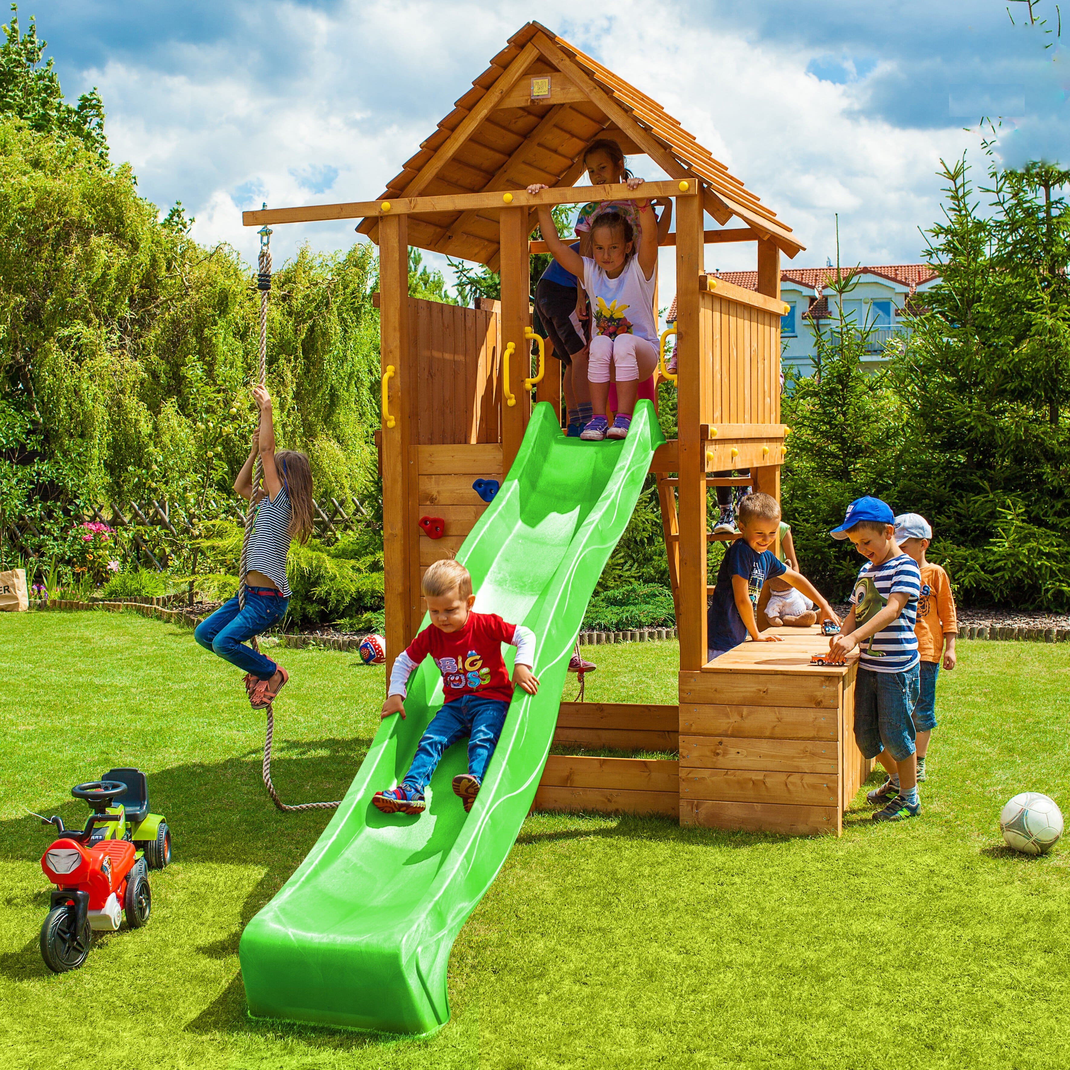 FUNGOO Spielturm Kletterger&uuml;st FORTRESS Toybox 