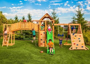 FUNGOO MAXI SET Spielturm Klettergerüst FUN GYM 