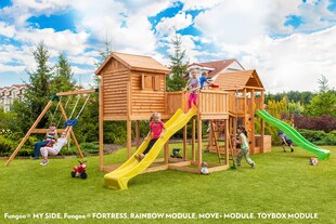FUNGOO MAXI SET Spielturm Klettergerüst PLAY BOX 
